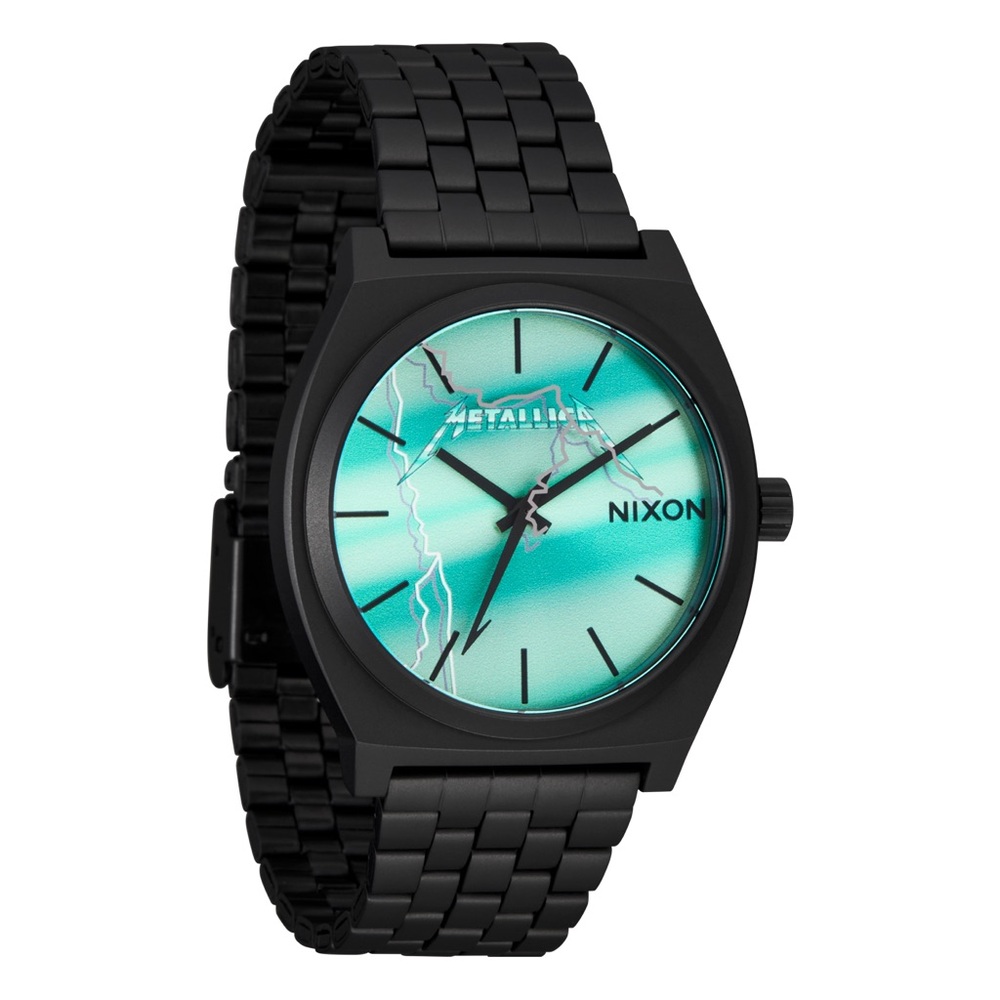 Metallica Ride the lightning Nixon Black & Green Watch